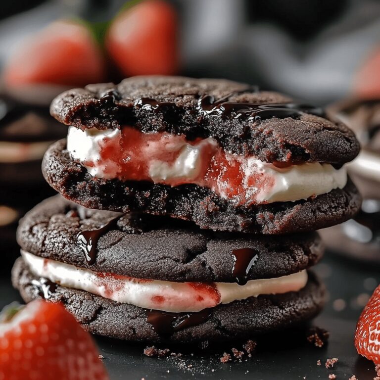 Decadent Crumbl Chocolate Strawberry Cheesecake Cookies Recipe