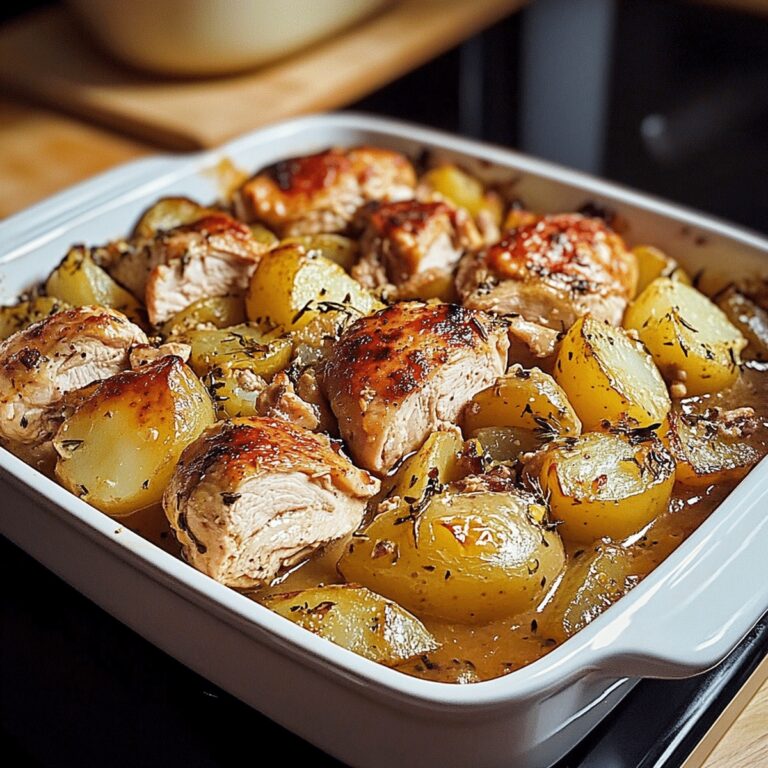 Hearty Chicken And Potato Bake Recipe