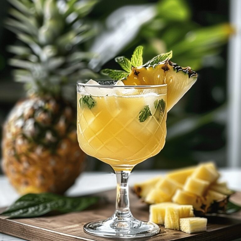 Luminous Cocktail Paradisiaque Au Jus Dananas Recipe