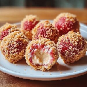 Dreamy Strawberry Cheesecake Crunch Bites Recipe