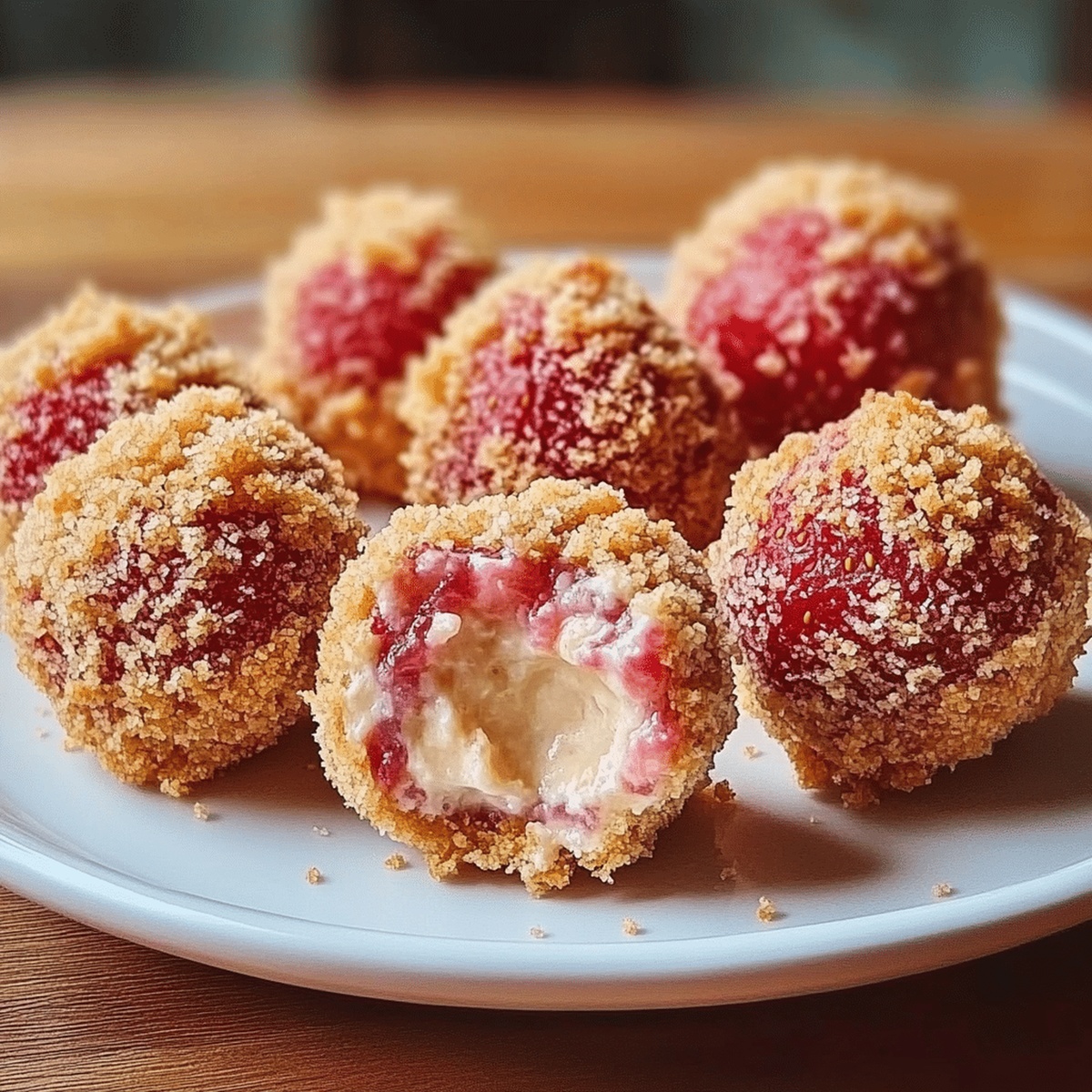 Dreamy Strawberry Cheesecake Crunch Bites Recipe