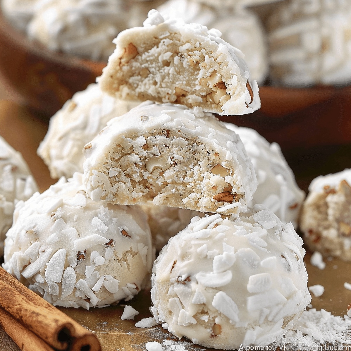 Buttery Pecan Snowball Cookies Recipe
