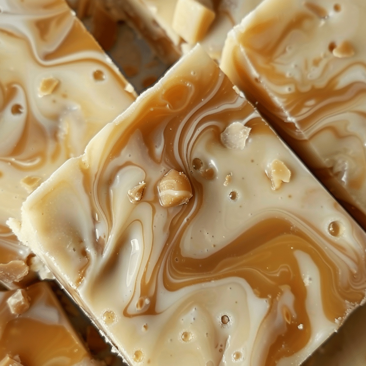 Smooth White Chocolate Caramel Pecan Fudge Recipe