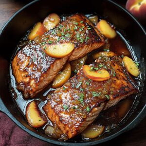 Bourbon Peach Salmon Recipe