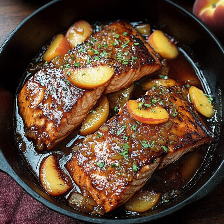 Bourbon Peach Salmon Recipe