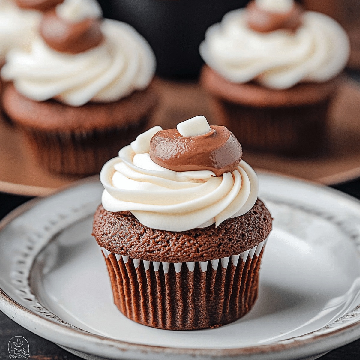 Cozy Hot Chocolate Cupcakes Recipe