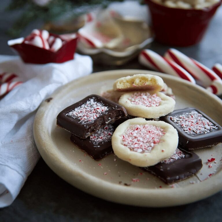 Rich Chocolate Peppermint Bark Sugar Cookies Recipe