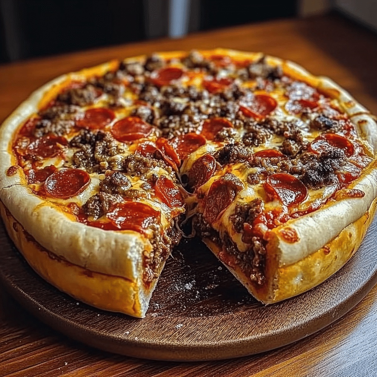 Authentic Chicago Style Deep Dish Pizza Recipe