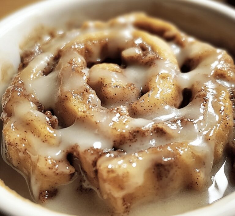 Gooey Crock Pot Cinnamon Roll Casserole Recipe