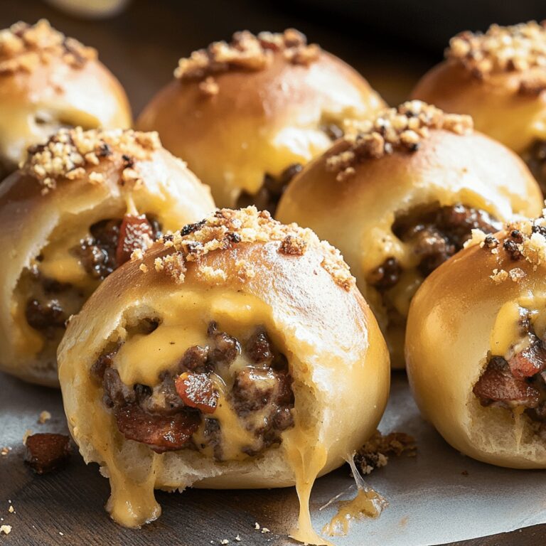 Explosive Bacon Cheeseburger Bombs Recipe