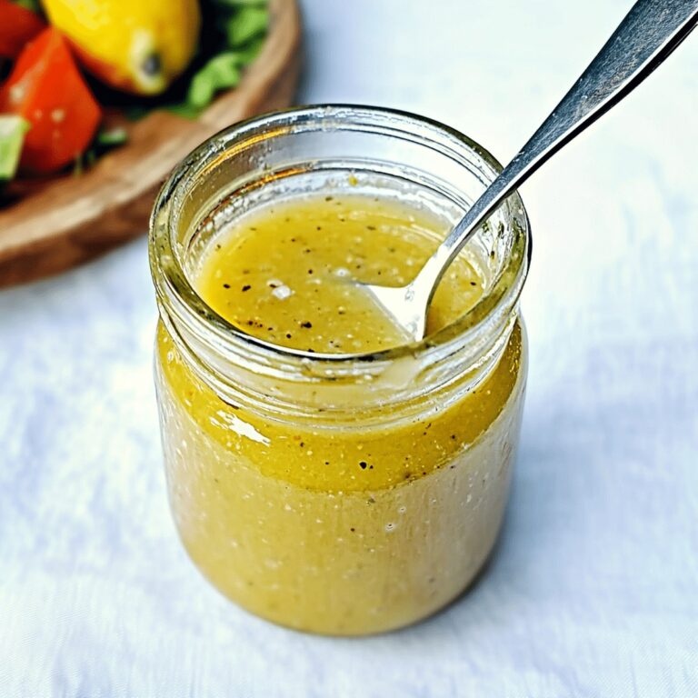 Bright Lemon Vinaigrette Recipe