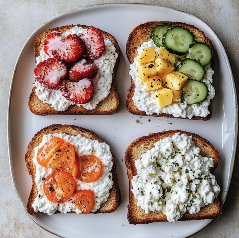 Cottage Cheese Breakfast Toast Recipe