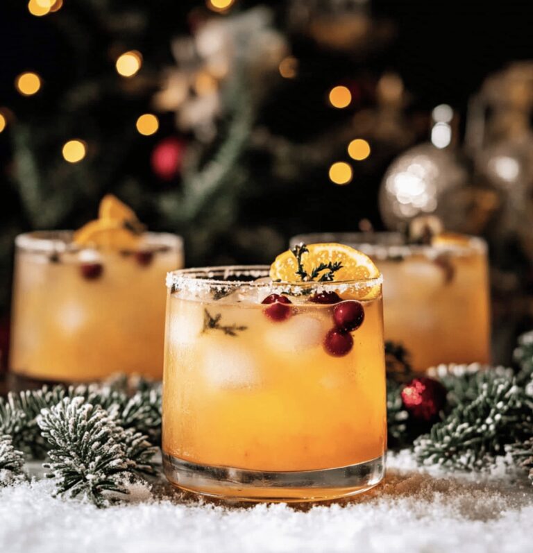 Festive Christmas Citrus Cocktail Recipe
