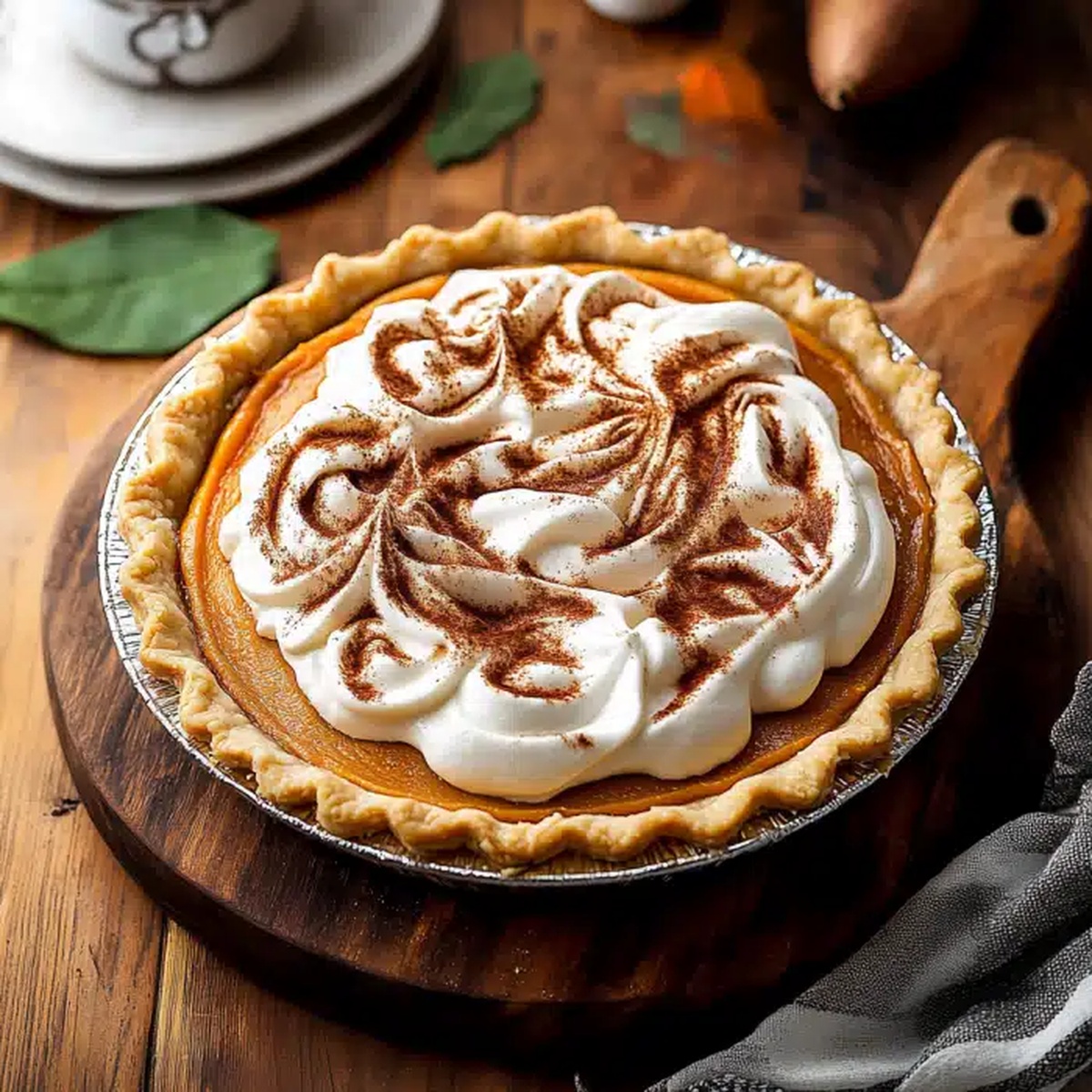Bourbon Sweet Potato Pie Recipe