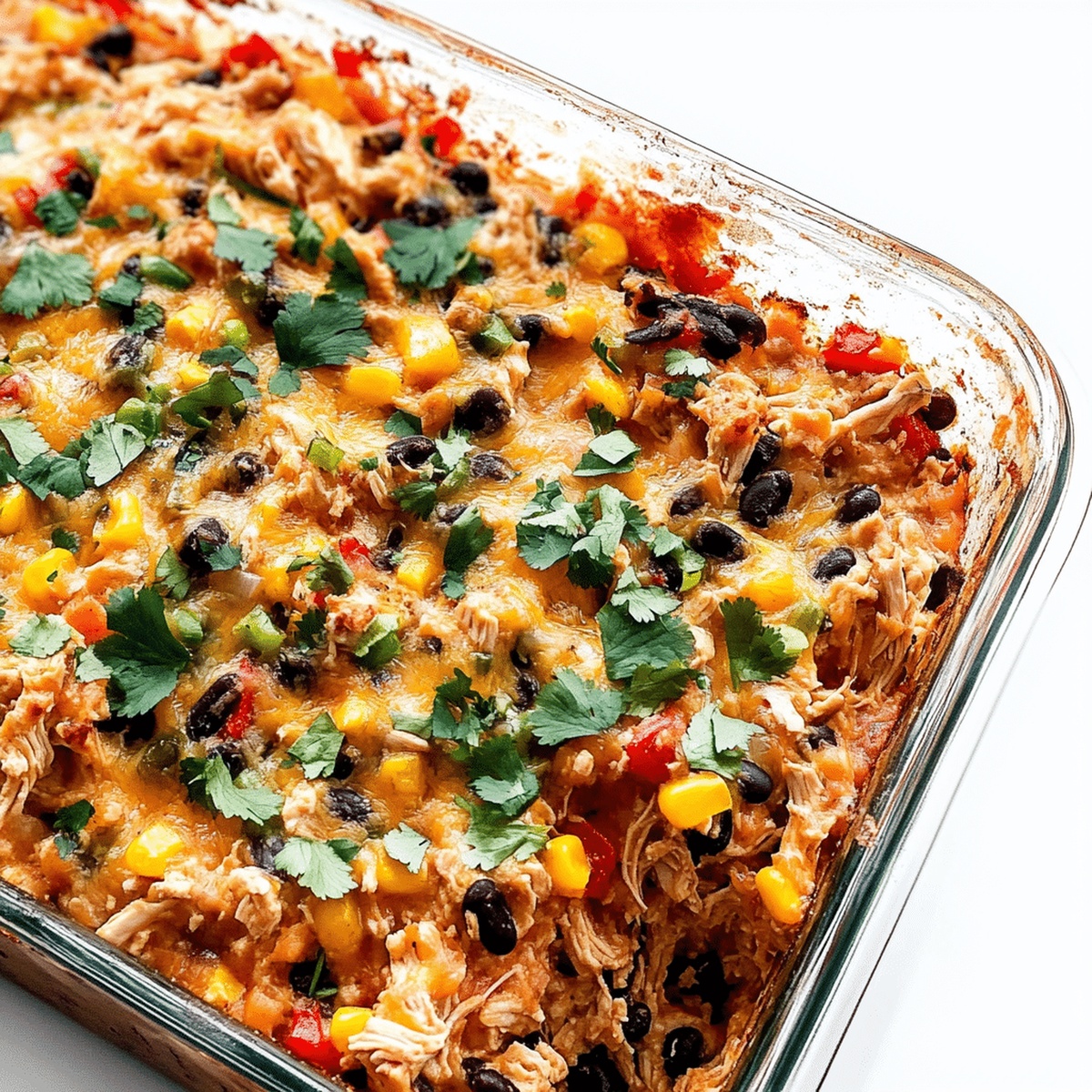 Hearty Chicken Burrito Casserole Recipe