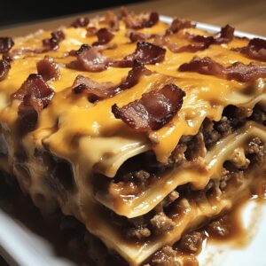 Bbq Bacon Cheeseburger Lasagna Recipe
