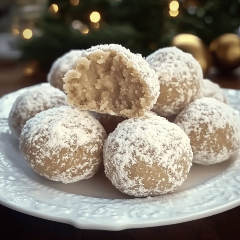 Festive Peanut Butter Snowballs Recipe
