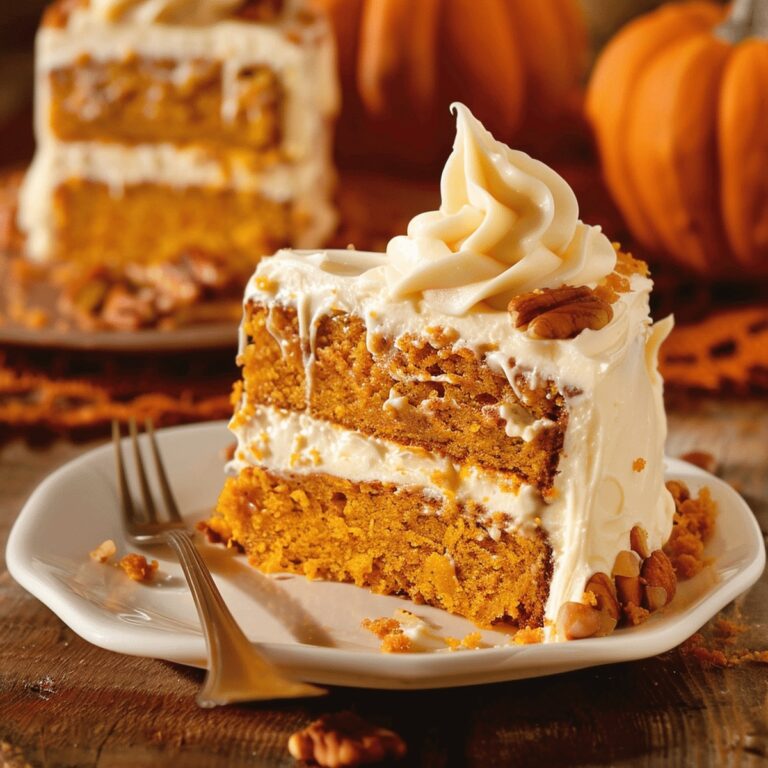 Pumpkin Cake With Cream Cheese Frosting Recipe