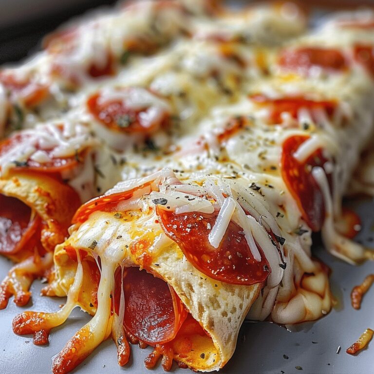 Cheesy Pepperoni Pizza Roll-Ups Recipe