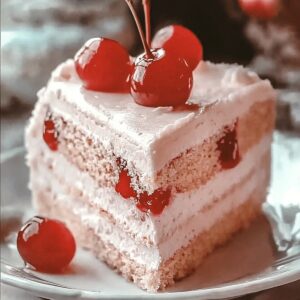 Sweet Maraschino Cherry Cake Recipe