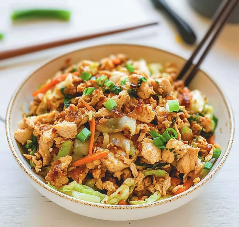 Chicken Egg Roll Bowls Recipe