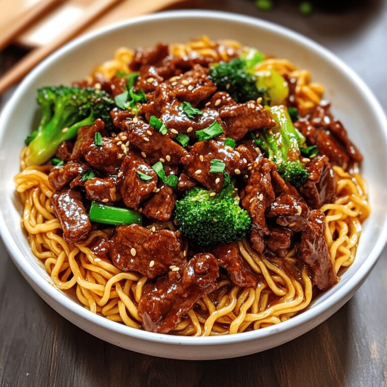 Saucy Beef Noodles Recipe