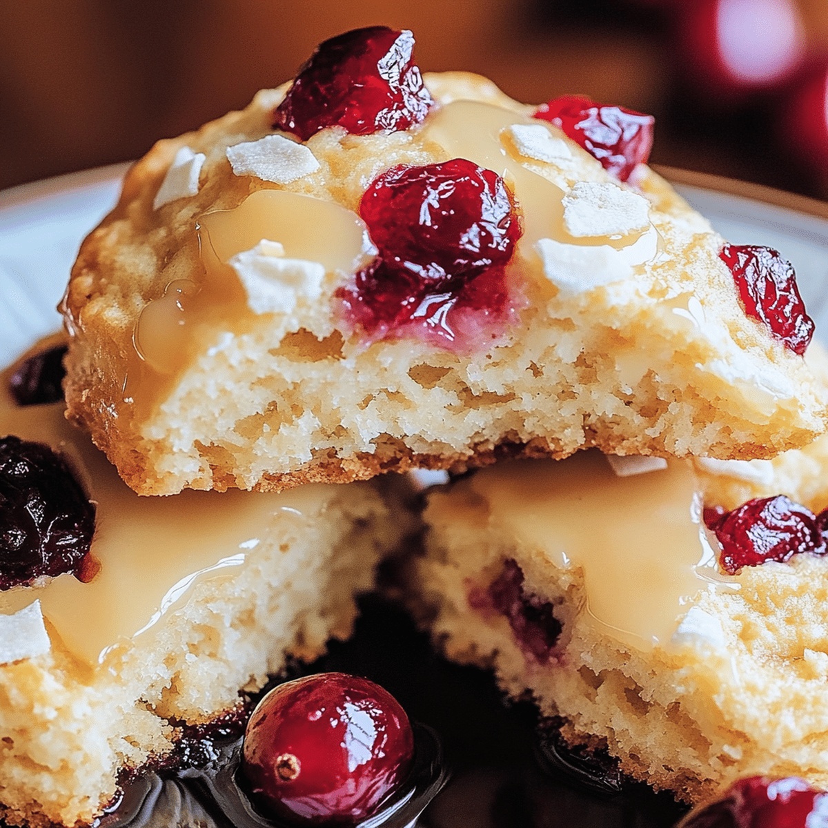 Zesty Cranberry Orange Scones Recipe