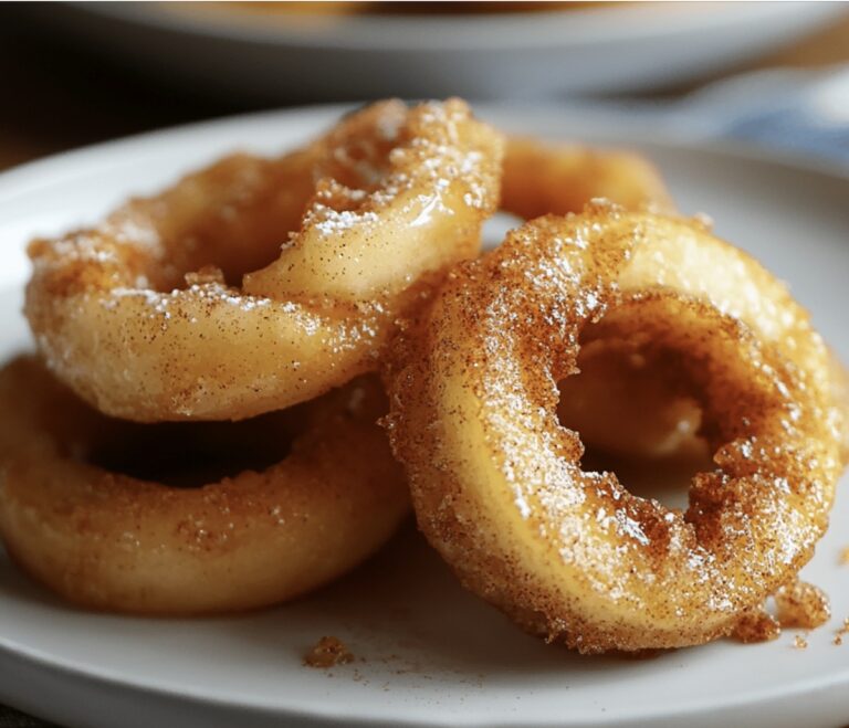 Crispy Cinnamon Apple Rings Recipe