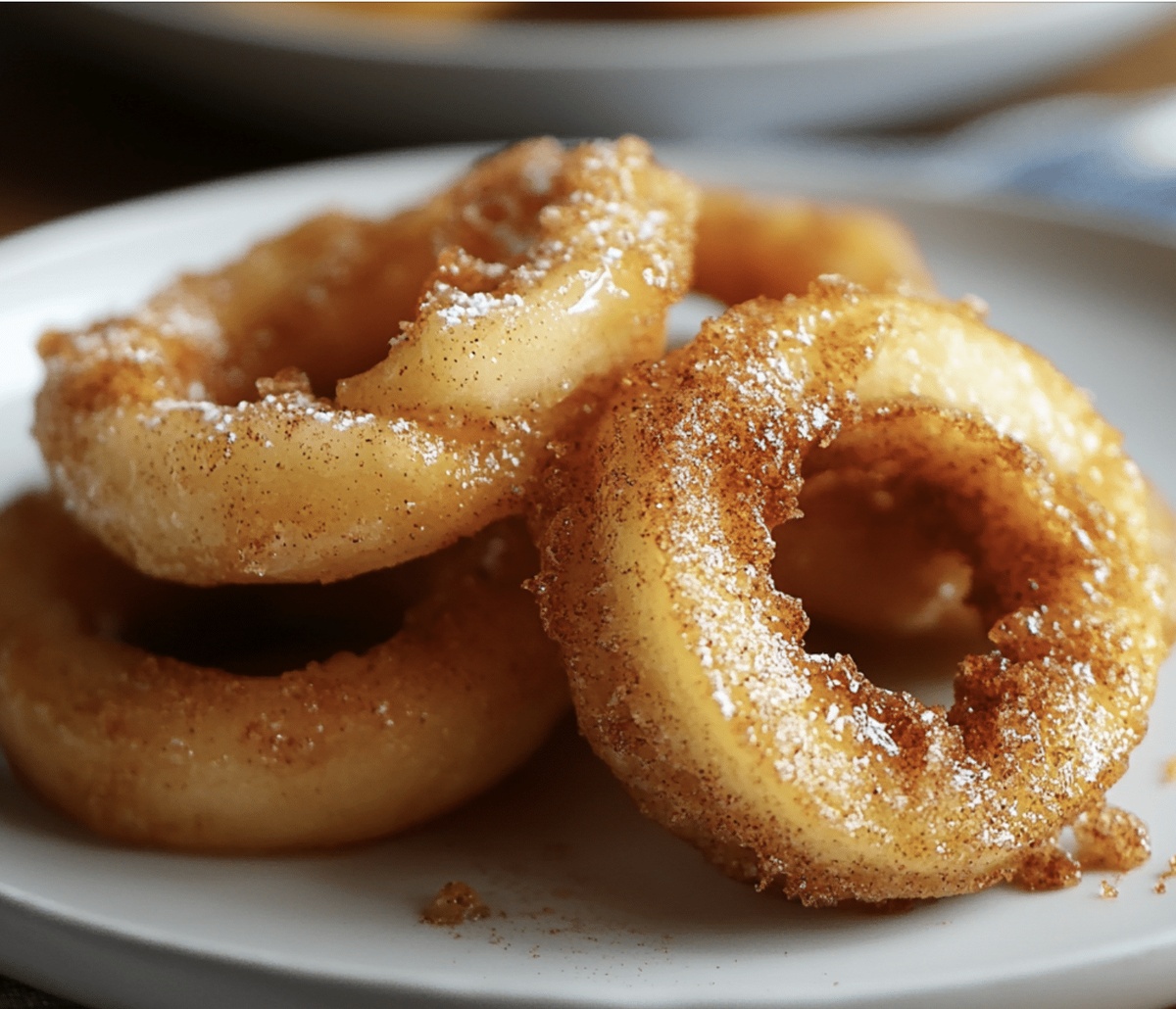 Crispy Cinnamon Apple Rings Recipe