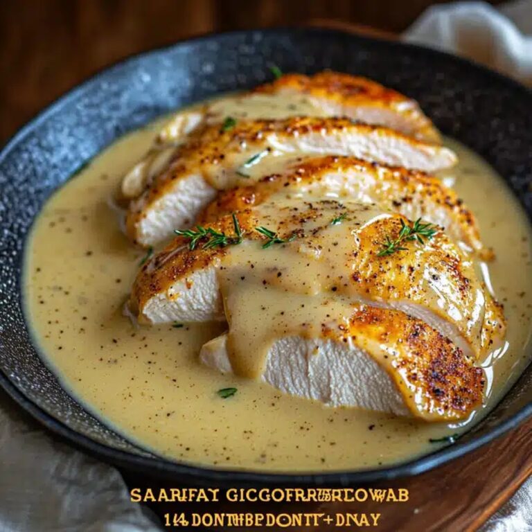 Tender Slow Cooker Chicken Breasts With Gravy Recipe