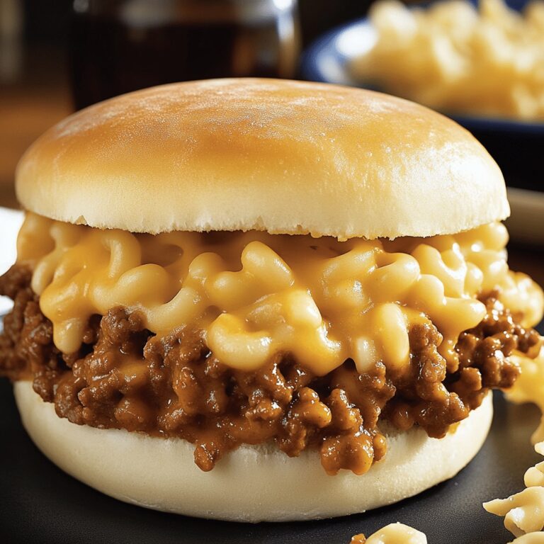 Cheesy Mac And Cheese Sloppy Joes Recipe