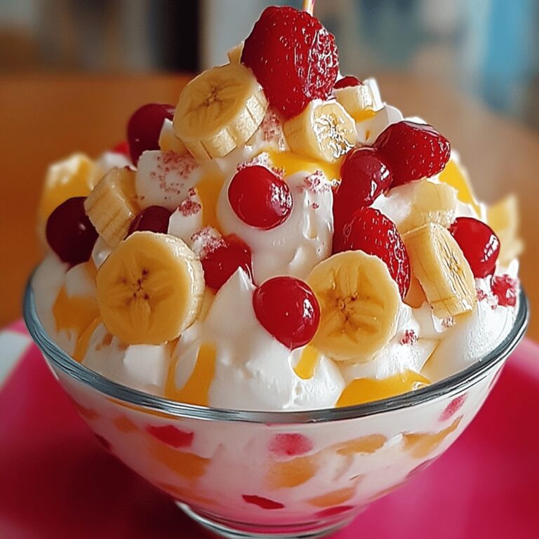Dreamy Banana Split Fluff Recipe
