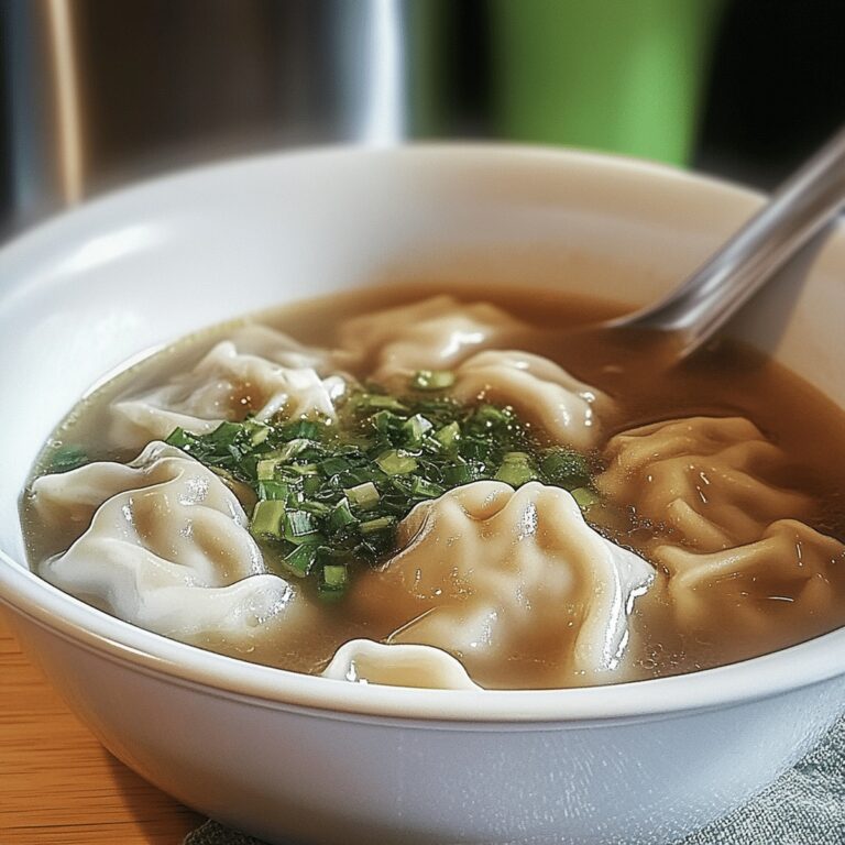Comforting Wonton Soup Recipe