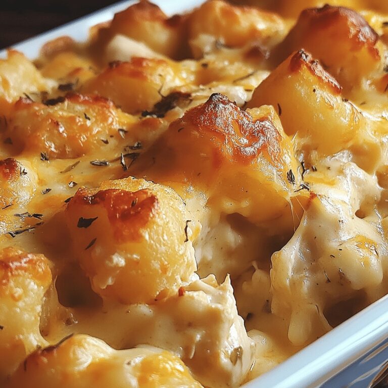 Spicy Cracked Out Chicken Tater Tot Casserole Recipe