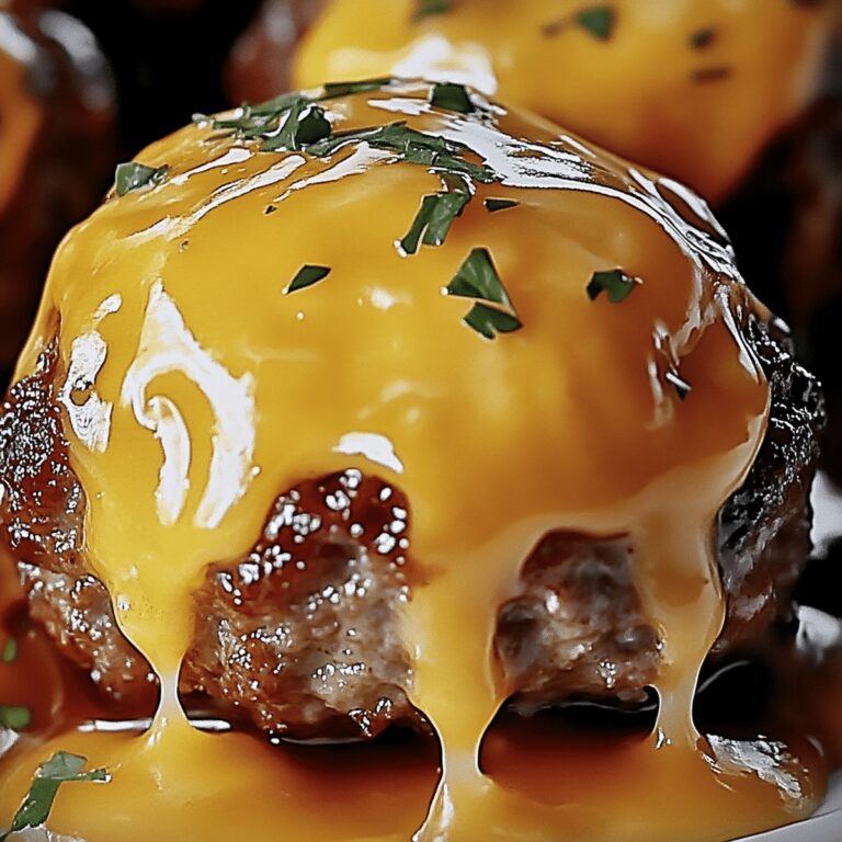 Cheesy Juicy Stuffed Meatloaf Bites Recipe