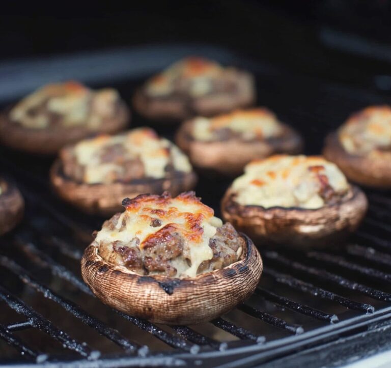 Grilled Stuffed Mushrooms Recipe