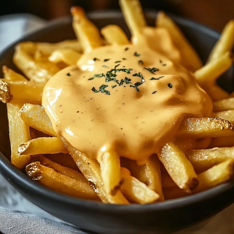 Cheese Sauce For Fries Recipe