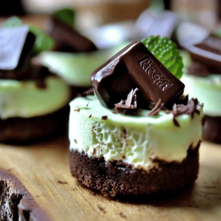 Andes Mint Mini Cheesecakes Recipe