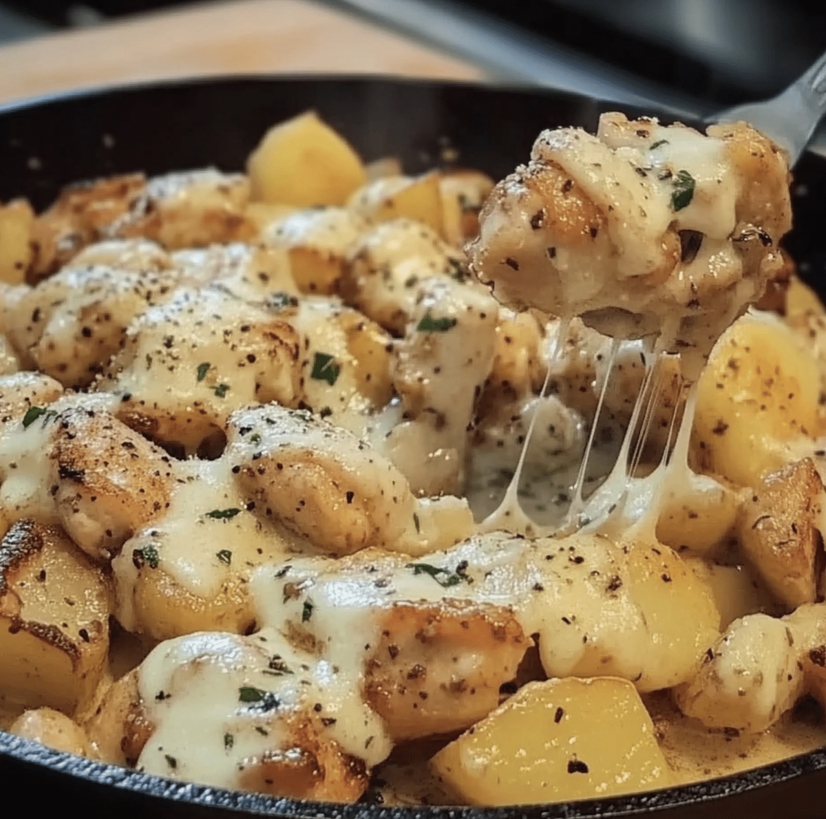 Crispy Garlic Parmesan Chicken And Potatoes Recipe