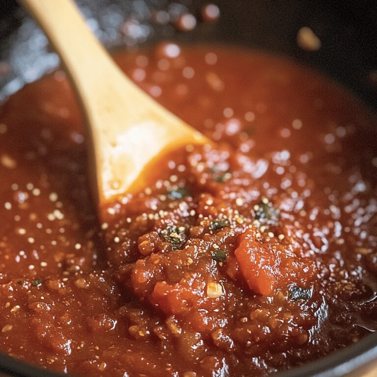 Rich Homemade Spaghetti Sauce Recipe