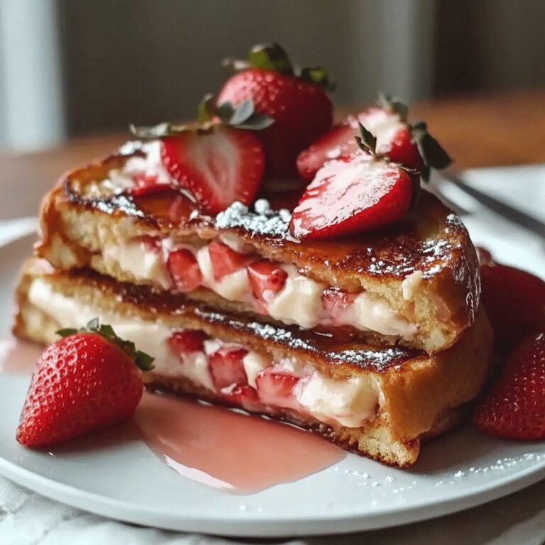 Dreamy Strawberry Cheesecake French Toast Recipe
