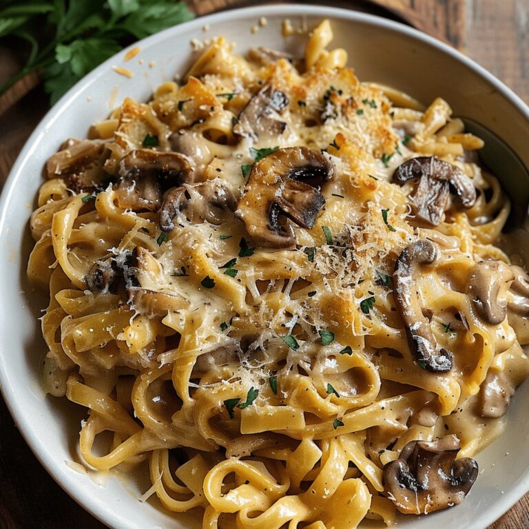 Caramelized Leek And Mushroom Gruyere Pasta Recipe