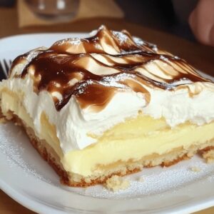 Heavenly Cream Puff Cake Recipe