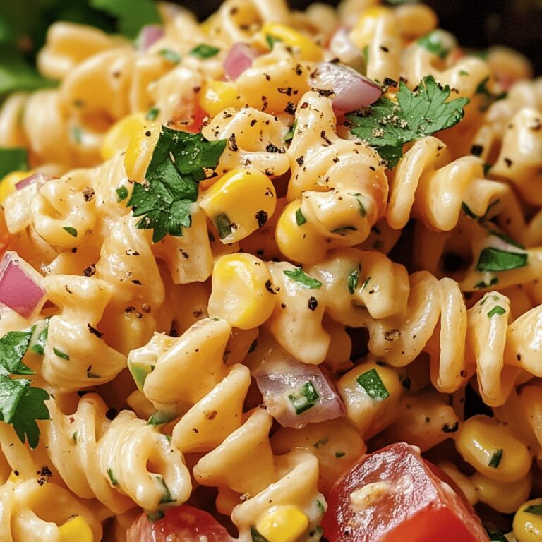 Vibrant Mexican Street Corn Pasta Salad Recipe