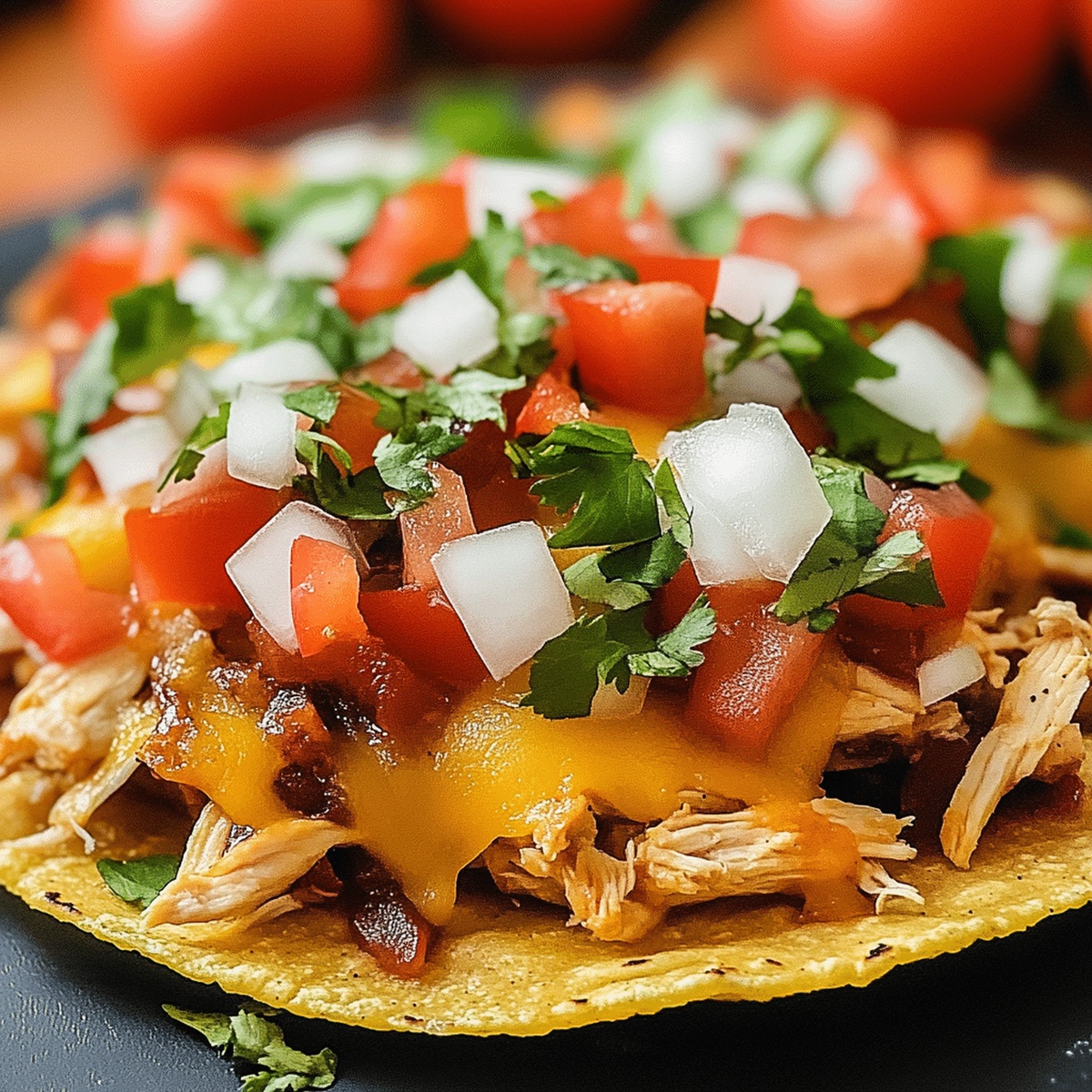 Easy Chicken Tostadas Recipe