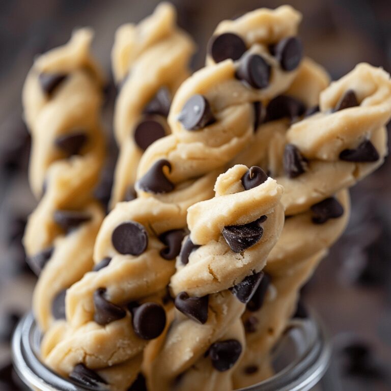 Chocolate Chip Cookie Dough Twists Recipe