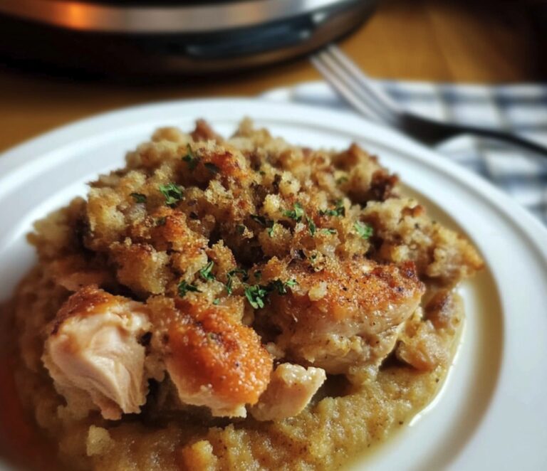 Slow Cooker Chicken And Stuffing Recipe