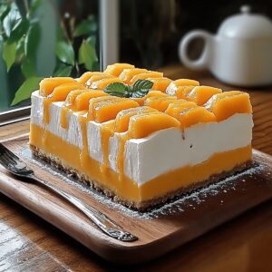 Luscious Mango Tango Cheesecake Cake Recipe