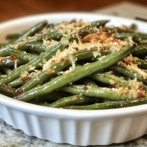 Parmesan Roasted Green Beans Recipe