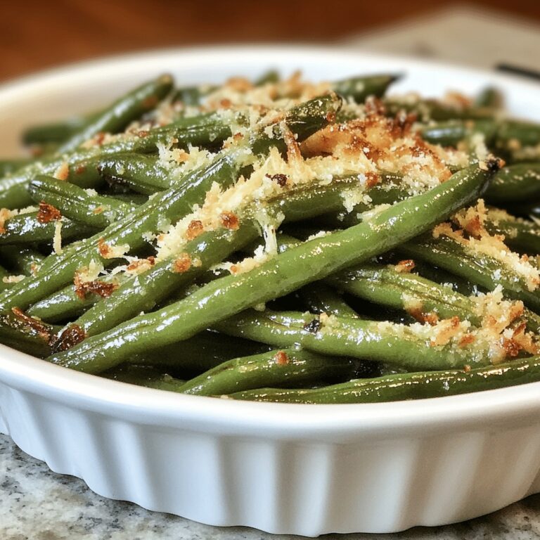 Parmesan Roasted Green Beans Recipe
